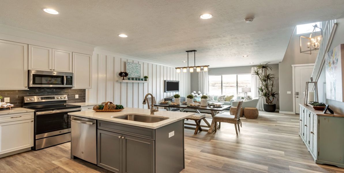 Furnished interior view inside a new home in , Salem (Image 11).