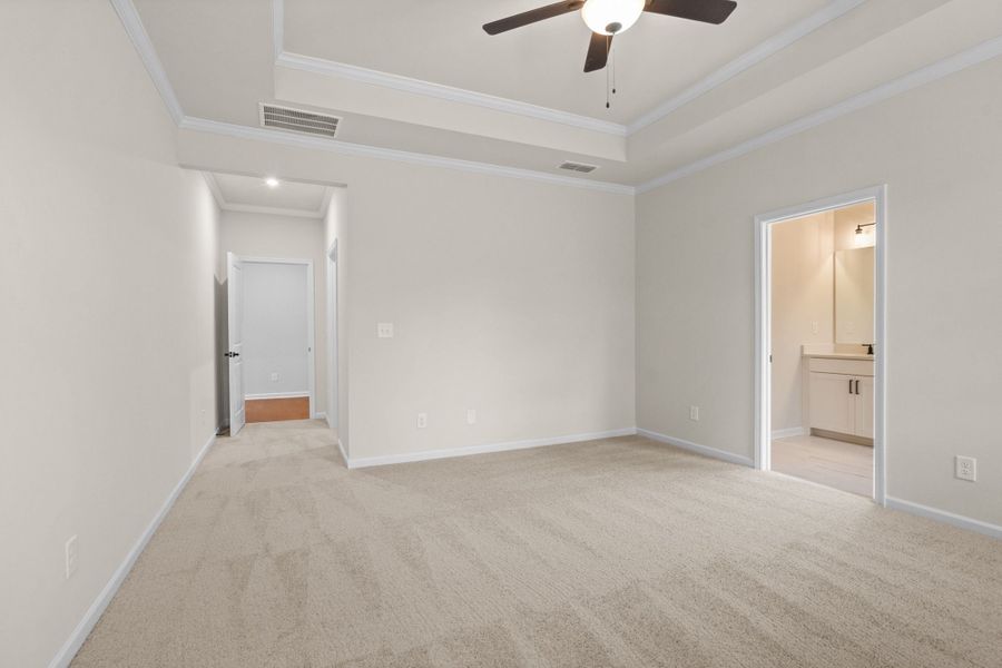 Representative unfurnished interior of a home built from the The Glenwood D by Davidson Homes LLC in Kelly Preserve, Loganville (Image 36).
