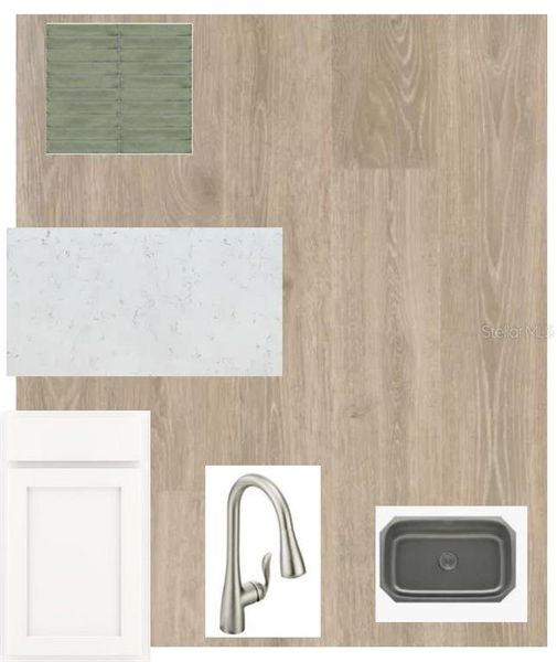 Sample of building materials used in homes in Coasterra, Palmetto (Image 3).