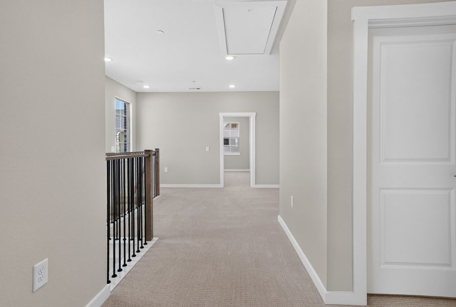 Spacious, unfurnished interior of a new home in The Tribute, The Colony (Image 36).