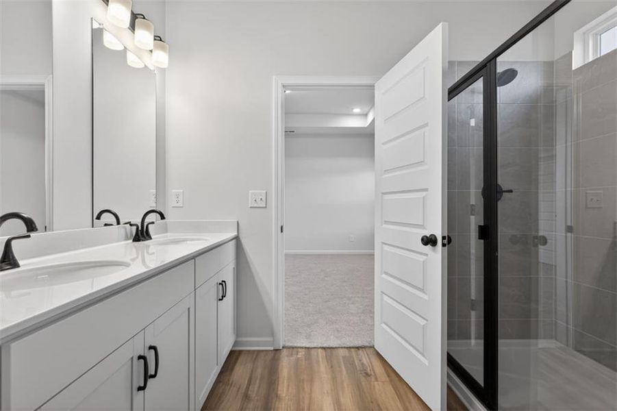 Furnished interior view inside a new home in Franklin Manor, Lawrenceville (Image 16).