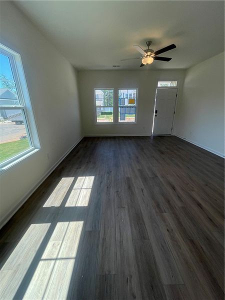 Spacious, unfurnished interior of a new home in Springwood Grove, Central (Image 15). Spacious, unfurnished interior of a new home in Springwood Grove, Central (Image 15).