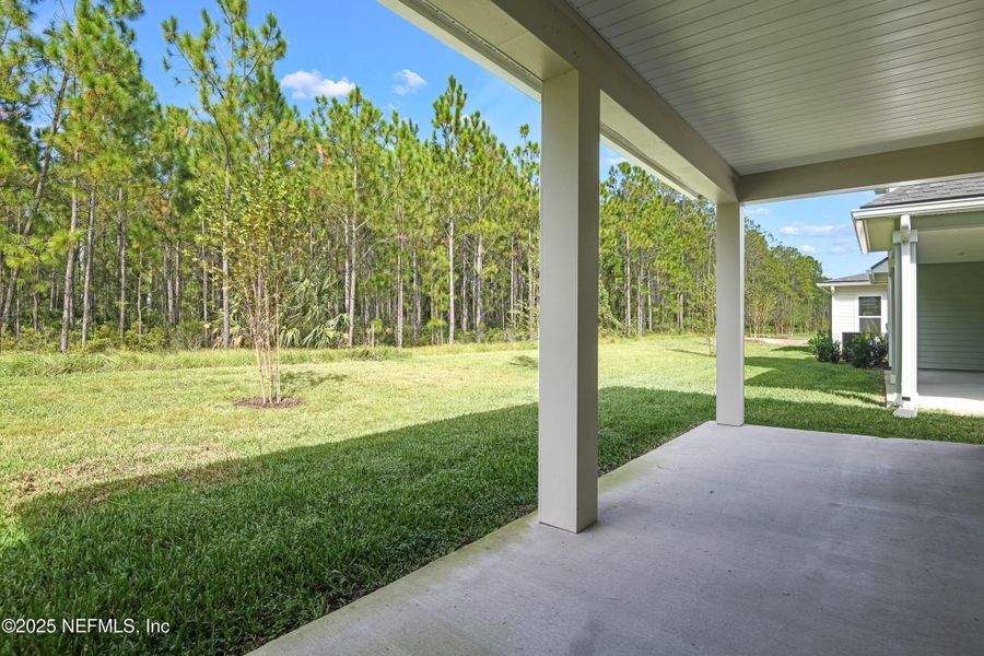 Exterior details and patio area of a home in Coastal Gardens, Palm Coast (Image 18).