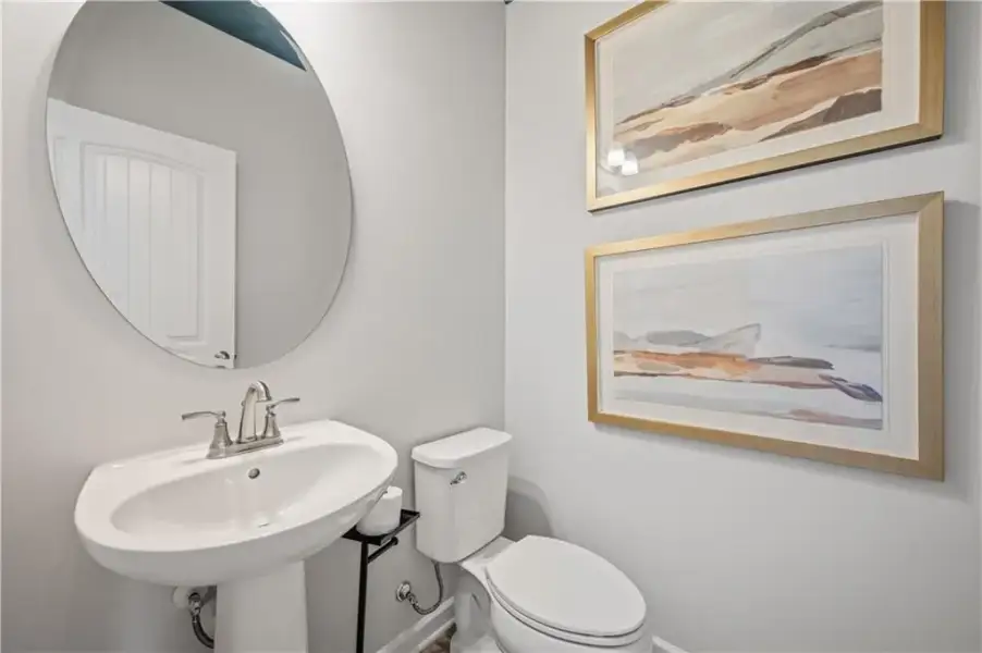Furnished interior view inside a new home in Everson Pointe, Snellville (Image 4).