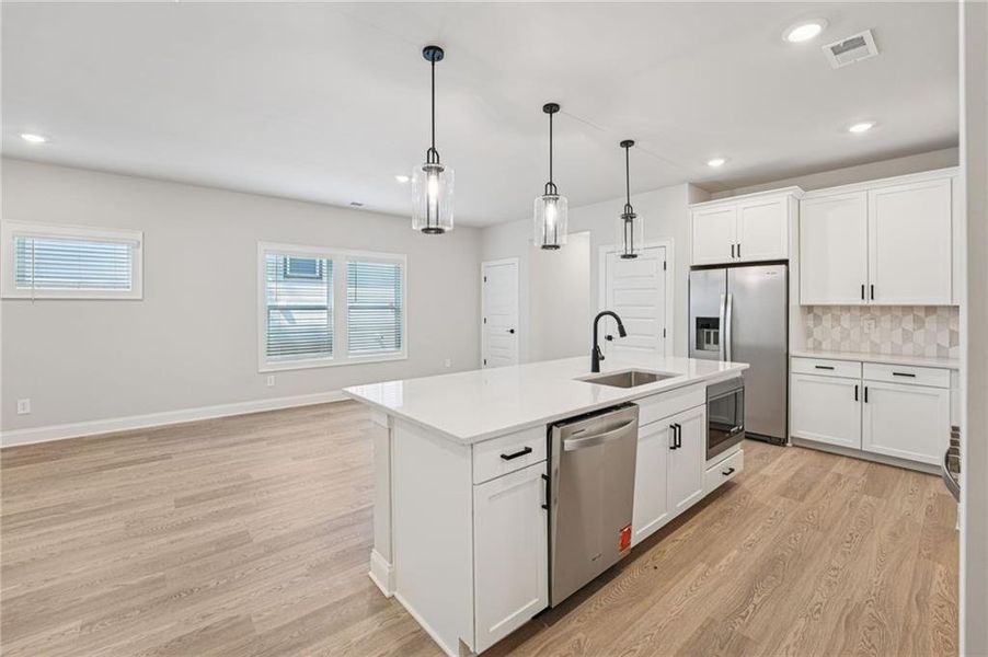 Furnished interior view inside a new home in Hemingway - Reserve Series, Cumming (Image 13). Furnished interior view inside a new home in Hemingway - Reserve Series, Cumming (Image 13).