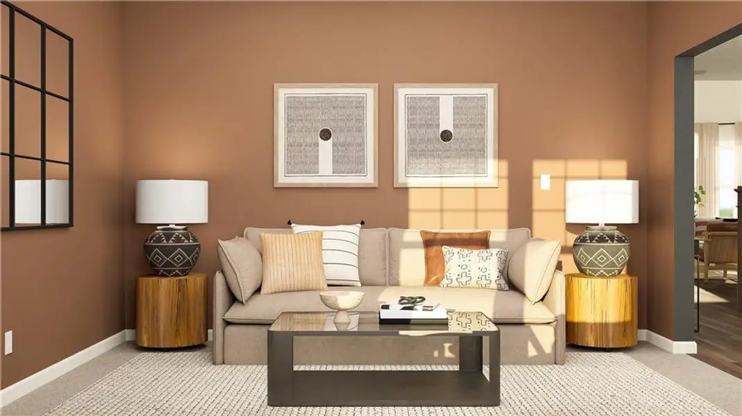 Furnished interior view inside a new home in Deer Valley, Canton (Image 12). Furnished interior view inside a new home in Deer Valley, Canton (Image 12).