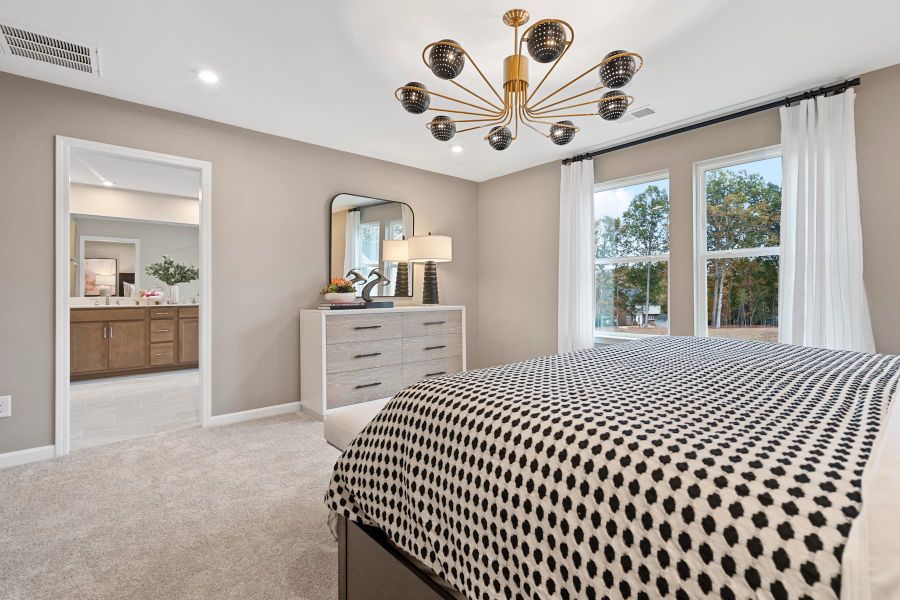 Representative furnished interior of a home built from the Henderson by Tri Pointe Homes in Alton Creek, Mint Hill (Image 34).