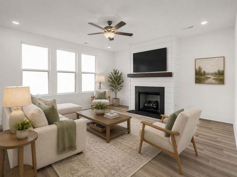 Furnished interior view inside a new home in Benders Cove, Mount Juliet (Image 9).