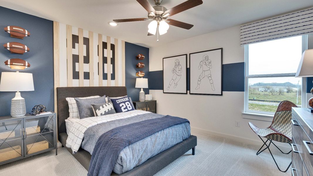 Representative furnished interior of a home built from the Meyerson by DRB Homes in Spring Creek, Taylor (Image 43).