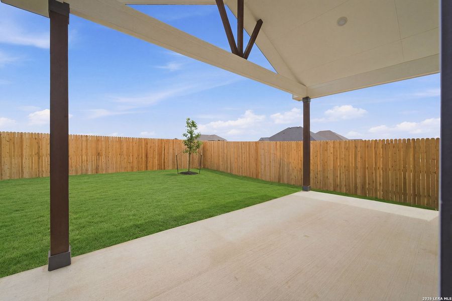 Exterior details and patio area of a home in Megan's Landing, Castroville (Image 22).