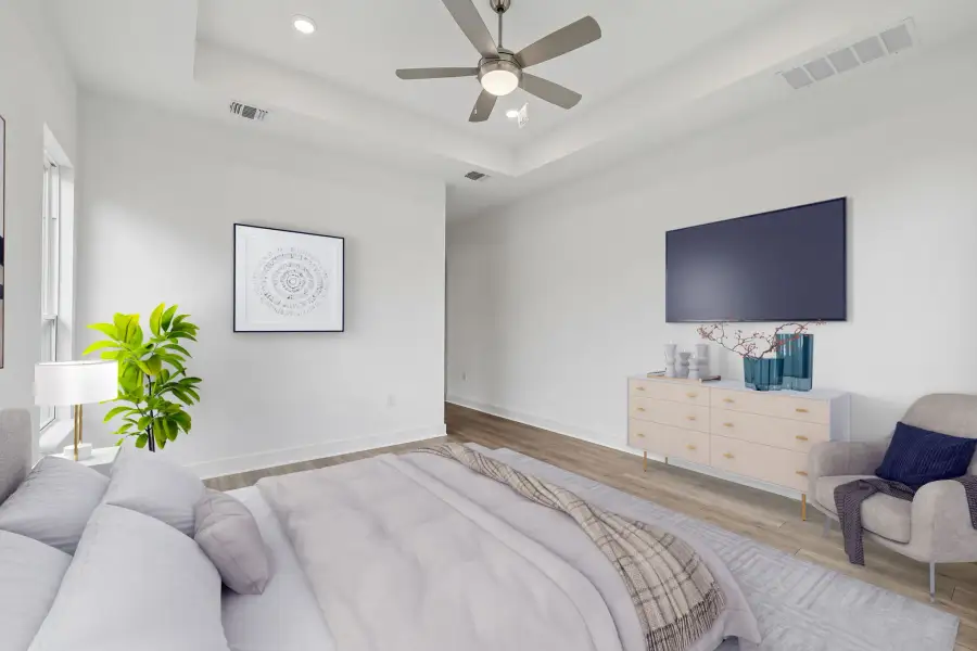 Furnished interior view inside a new home in Silverleaf, Cedar Creek (Image 16).