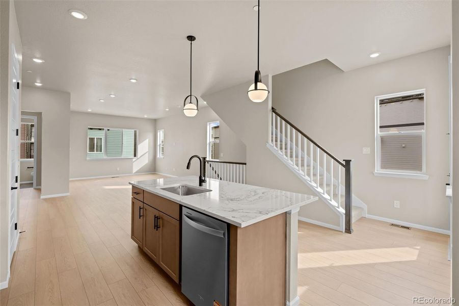 Furnished interior view inside a new home in Baseline, Broomfield (Image 11).