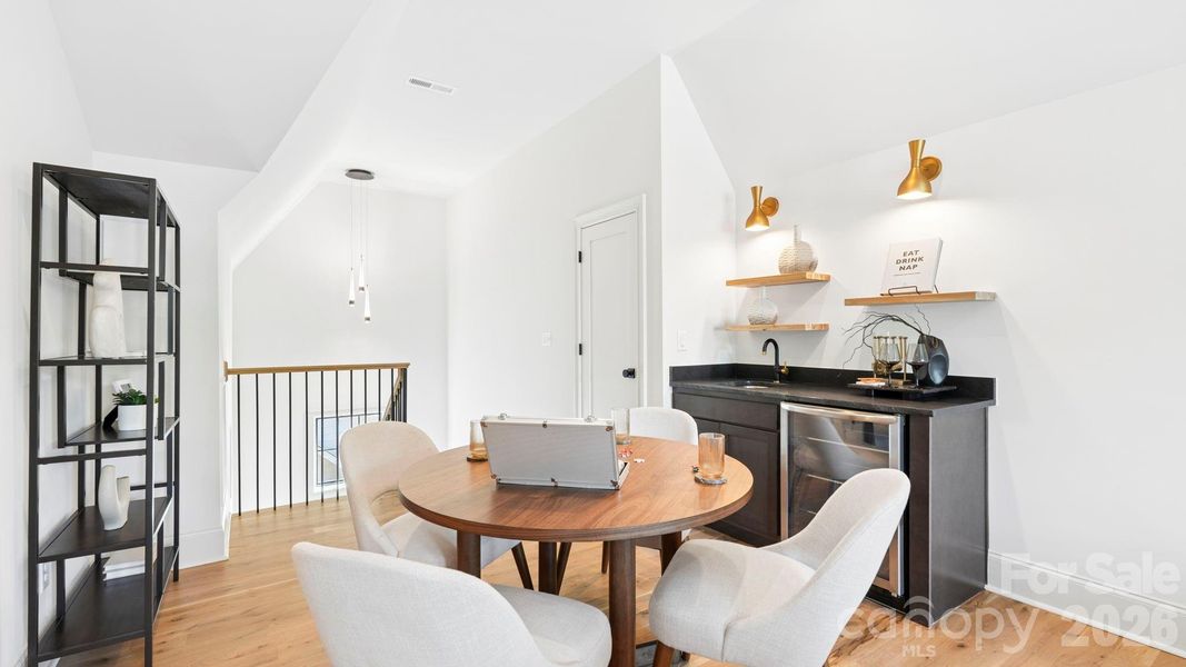 Furnished interior view inside a new home in , Charlotte (Image 44).