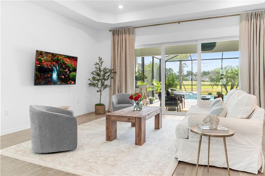 Furnished interior view inside a new home in , Punta Gorda (Image 15).