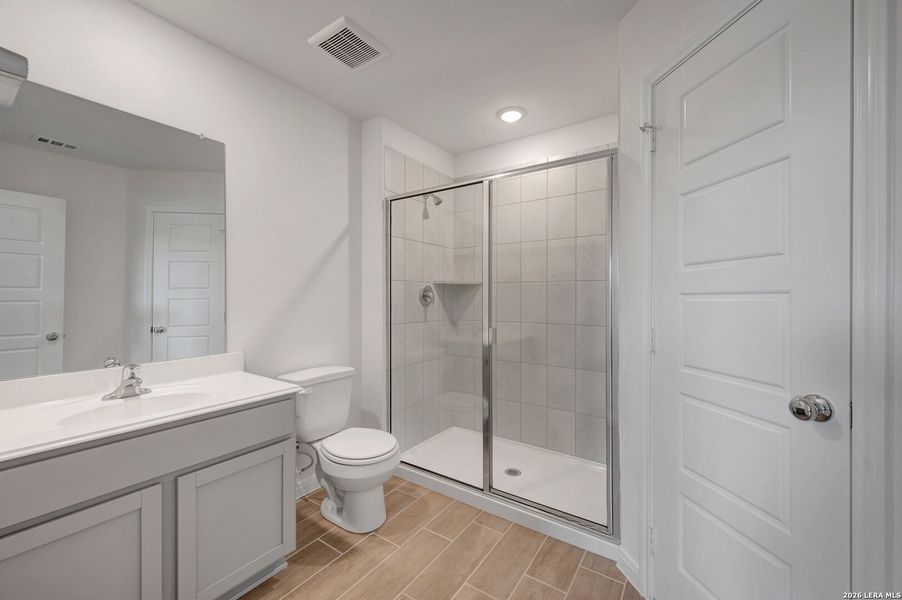 Furnished interior view inside a new home in Chaparral Ranch, Floresville (Image 10).