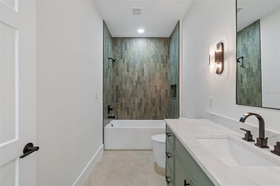 Furnished interior view inside a new home in , Tampa (Image 16). Furnished interior view inside a new home in , Tampa (Image 16).