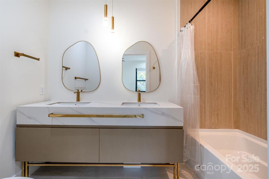 Furnished interior view inside a new home in , Charlotte (Image 15).