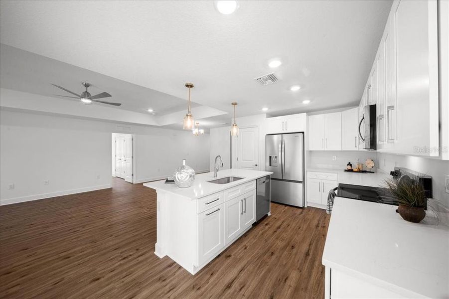 Furnished interior view inside a new home in , Spring Hill (Image 16). Furnished interior view inside a new home in , Spring Hill (Image 16).