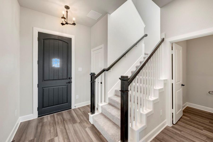 Furnished interior view inside a new home in Indigo - Enclave Collection, Richmond (Image 4).