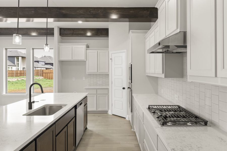 Furnished interior view inside a new home in Sutton Fields, Celina (Image 6). Furnished interior view inside a new home in Sutton Fields, Celina (Image 6).