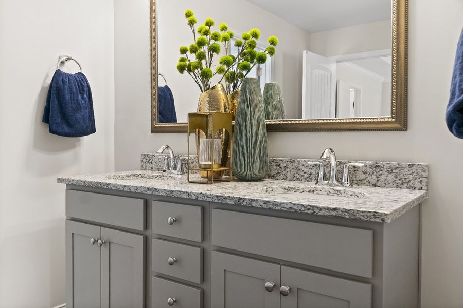 Representative furnished interior of a home built from the Bentcreek II by Great Southern Homes in Old Charleston Acres, Pelion (Image 11).