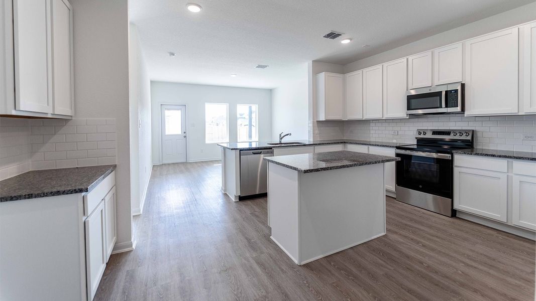 Furnished interior view inside a new home in Katzer Ranch, Converse (Image 6).