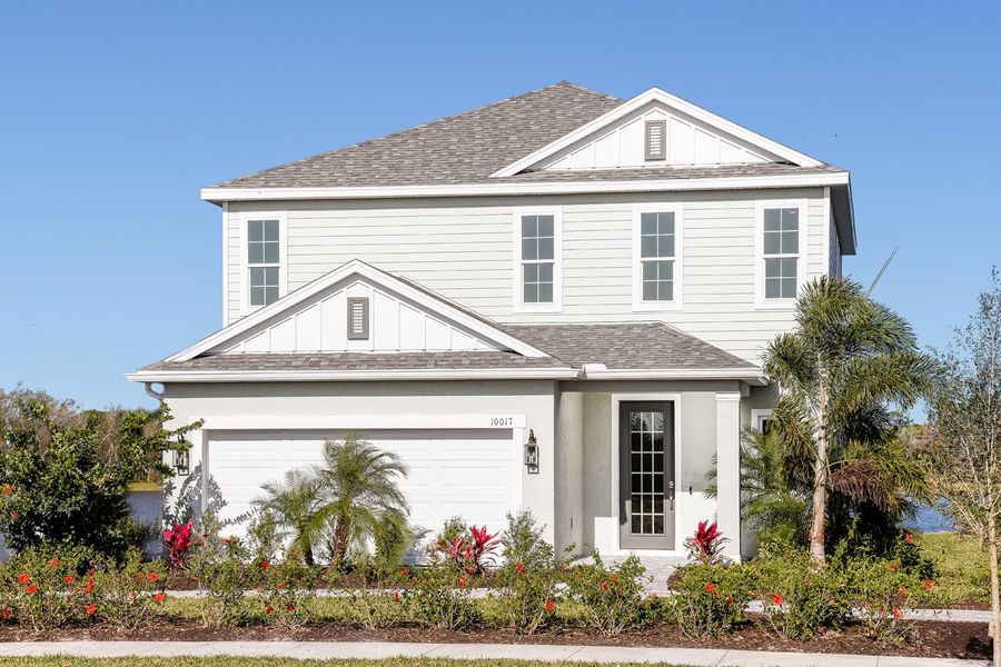 Representative exterior photo of a completed home built from the Heritage 2 by Neal Communities in Wildleaf, Parrish, FL (Image 21).