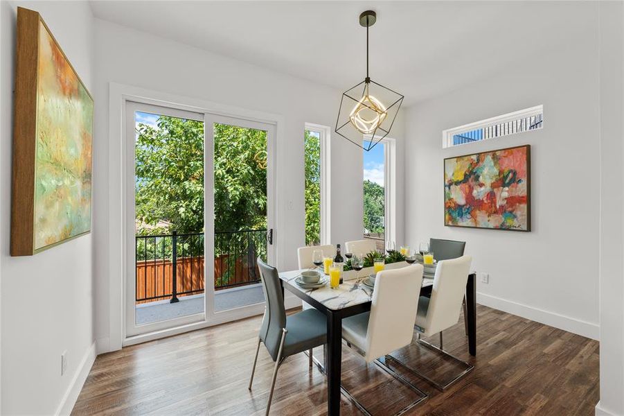 Furnished interior view inside a new home in , Dallas (Image 4). Furnished interior view inside a new home in , Dallas (Image 4).