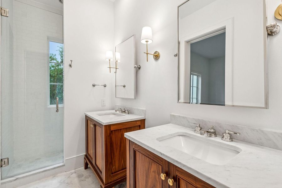 Furnished interior view inside a new home in , Charleston (Image 8).