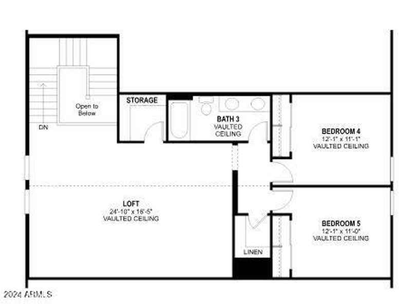 Lot #461 Loft area