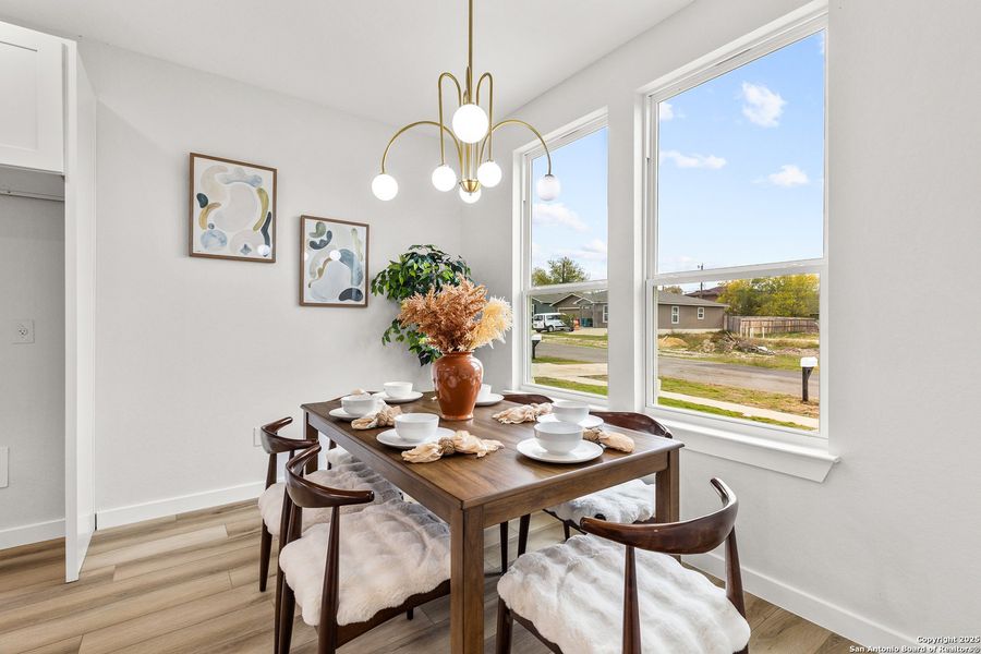 Furnished interior view inside a new home in , San Antonio (Image 4). Furnished interior view inside a new home in , San Antonio (Image 4).
