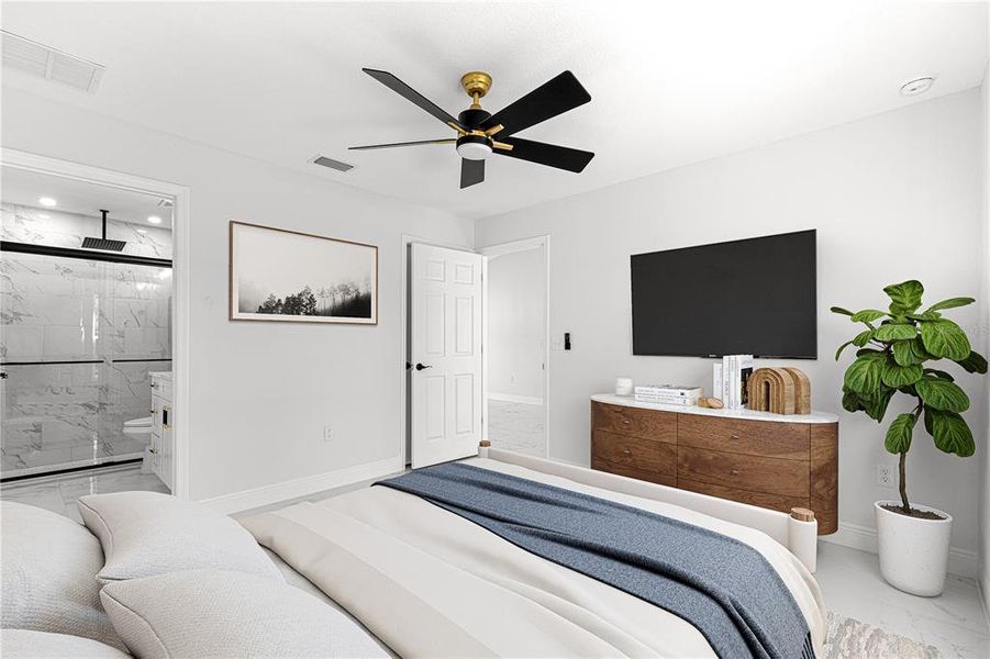 Furnished interior view inside a new home in , Summerfield (Image 10). Furnished interior view inside a new home in , Summerfield (Image 10).