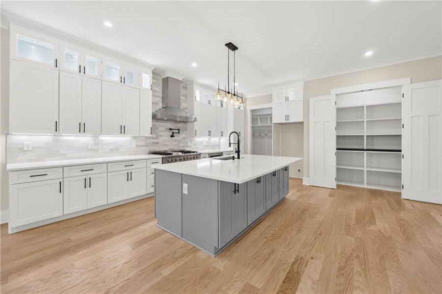 Furnished interior view inside a new home in , Marietta (Image 7).