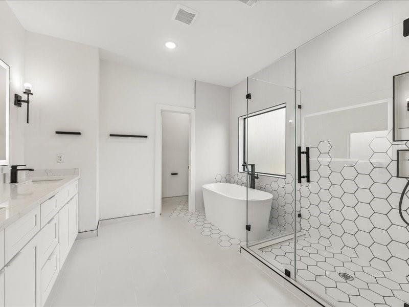 Furnished interior view inside a new home in , Houston (Image 5). Furnished interior view inside a new home in , Houston (Image 5).