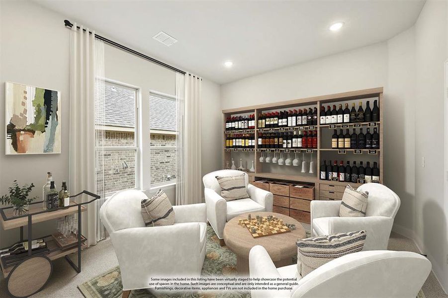 Furnished interior view inside a new home in Sunset Ridge, Alvarado (Image 10).