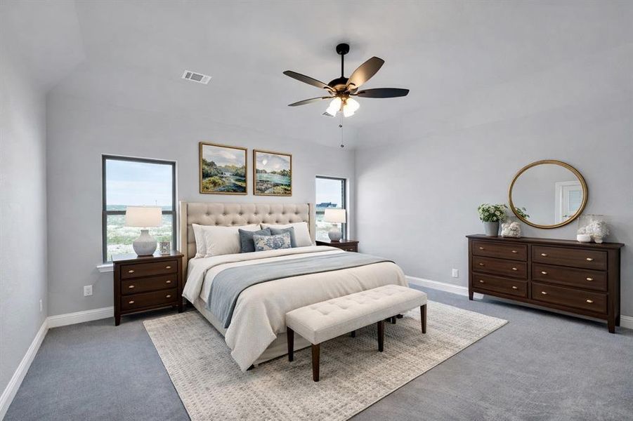 Furnished interior view inside a new home in Levante, Waxahachie (Image 17).