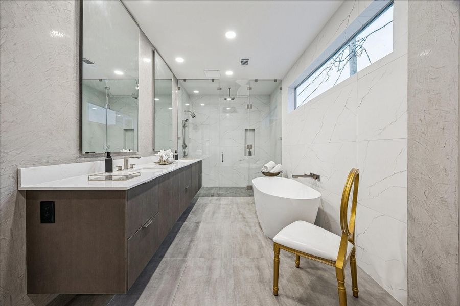 Furnished interior view inside a new home in , Houston (Image 11).