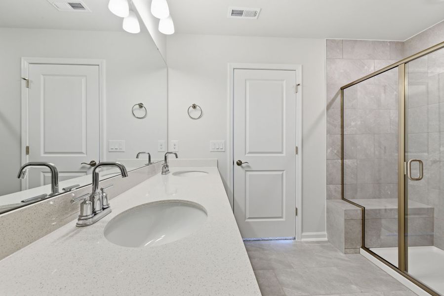 Furnished interior view inside a new home in Poets Walk, Whitsett (Image 7).