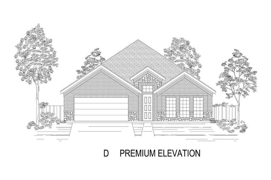 Representative rendering of the exterior for the Woodford 2F-WP by First Texas Homes (Image 11). Representative rendering of the exterior for the Woodford 2F-WP by First Texas Homes (Image 11).