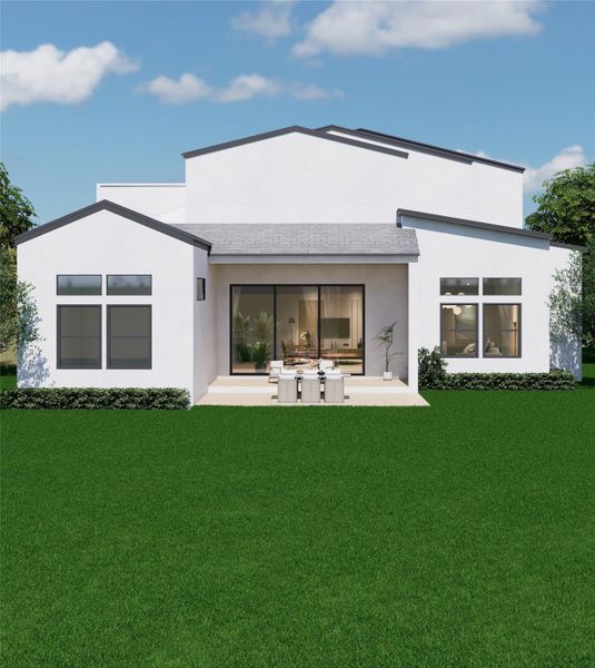 Exterior details and patio area of a home in , Houston (Image 9).