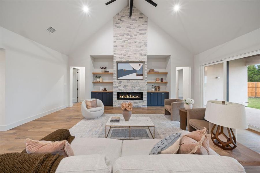 Furnished interior view inside a new home in , Red Oak (Image 28).