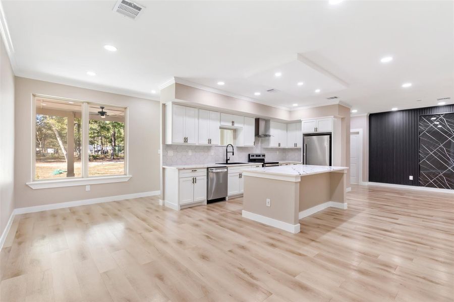 Furnished interior view inside a new home in , Magnolia (Image 5). Furnished interior view inside a new home in , Magnolia (Image 5).