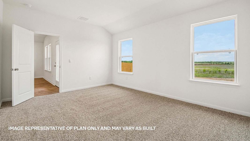 Spacious, unfurnished interior of a new home in Prairie Lakes, Buda (Image 21).