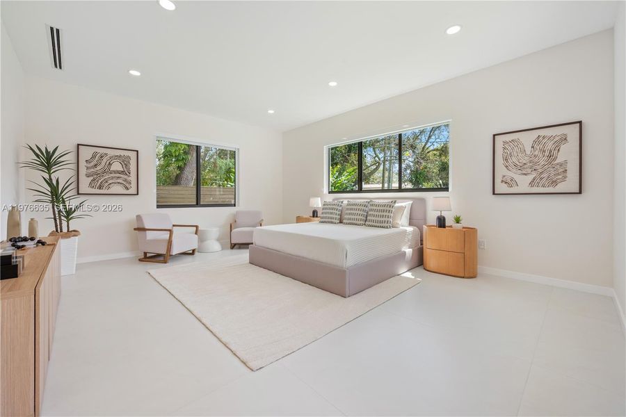 Furnished interior view inside a new home in , Miami (Image 30).