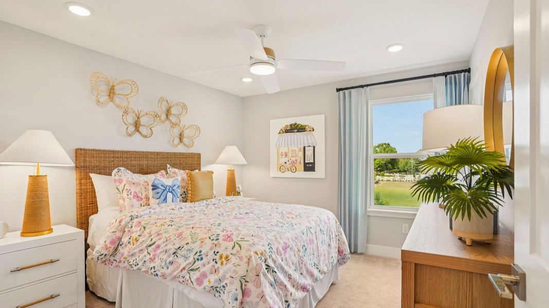 Representative furnished interior of a home built from the Tupelo by DRB Homes in Lakeside at Satilla, St. Cloud (Image 17).