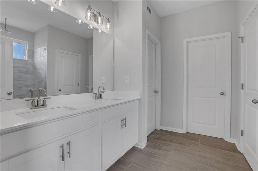 Furnished interior view inside a new home in Easton Walk, Lawrenceville (Image 10). Furnished interior view inside a new home in Easton Walk, Lawrenceville (Image 10).