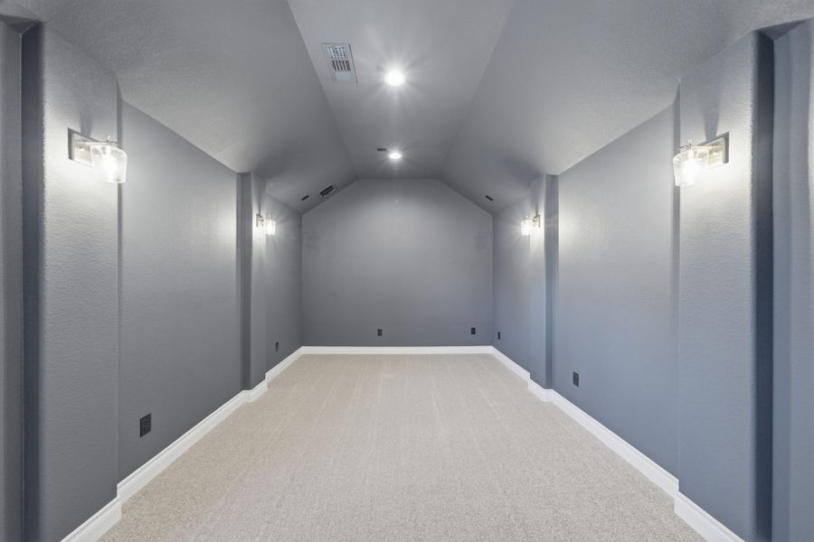 Spacious, unfurnished interior of a new home in The Woodlands Hills 65′, Willis (Image 40).