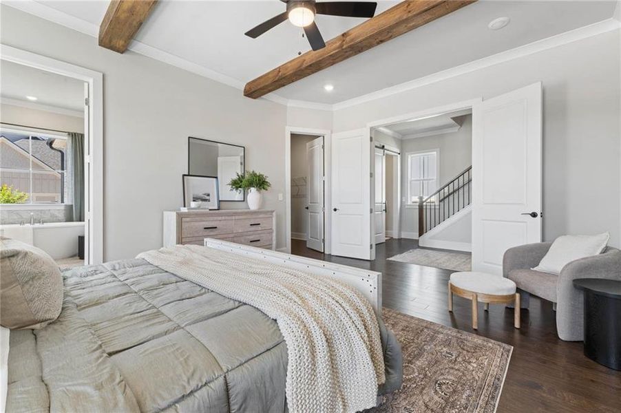 Furnished interior view inside a new home in Trove, Watkinsville (Image 27).