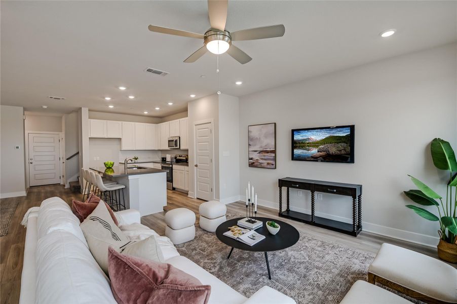 Family Room (Staged)