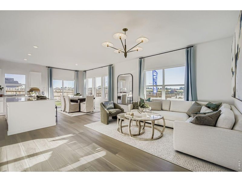Furnished interior view inside a new home in Prairie Song, Windsor (Image 4).